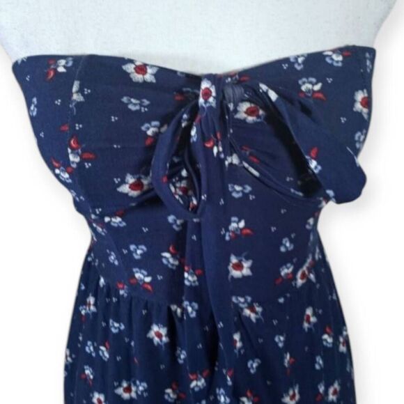 NO BOUNDARIES NAVY FLORAL MINI DRESS SZ.S EUC. - Picture 3 of 6